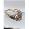 Image 3 : Ladies 14K GP 1.0 Carat Solitaire 14K GP engagement ring size 7