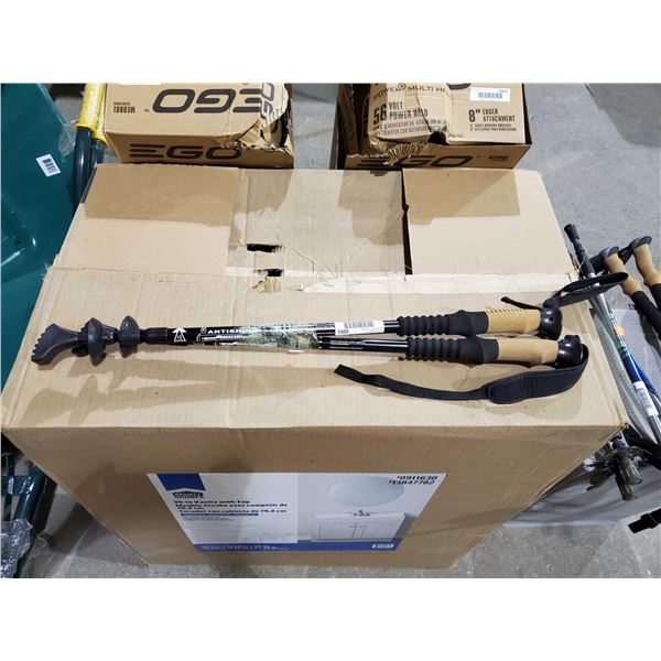 Adjustable Length Anti shock Trail Hiking Sticks