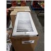Image 1 : *NEW* 4'X10' Low Profile Heat Vent Covers with hardware, White lot of 30