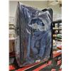 Image 4 : *NEW* UGG Brand, Queen Sized Reversible Sherpa Lined Blanket - Navy Blue/White