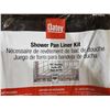 Image 2 : *NEW* Oatey Shower Pan Liner Kit 5'x6', 40 mil PVC