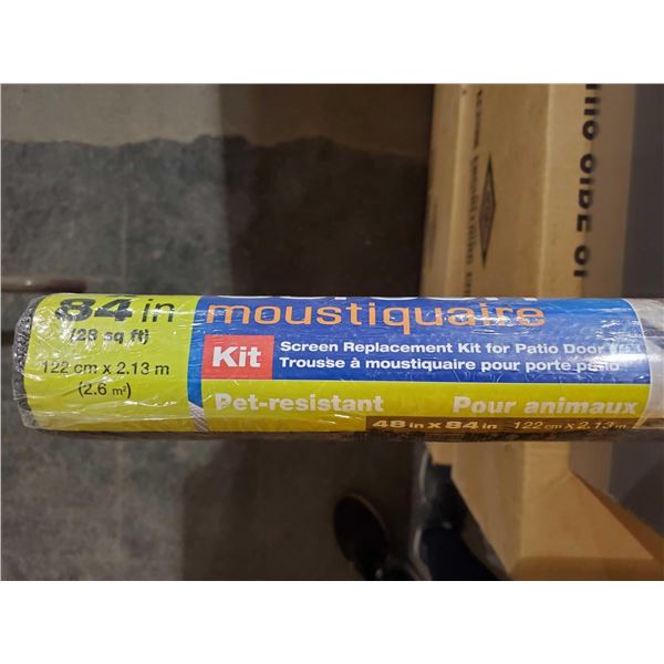 *NEW* Screen Replacement Kit for  Patio Doors 84" (122cmx2.13m)