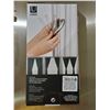 Image 4 : *NEW* Umbra Halo Floating Magnetic Curtain Tie Back Brushed Chrome Colored - Lot of 2 boxes, 2 per b