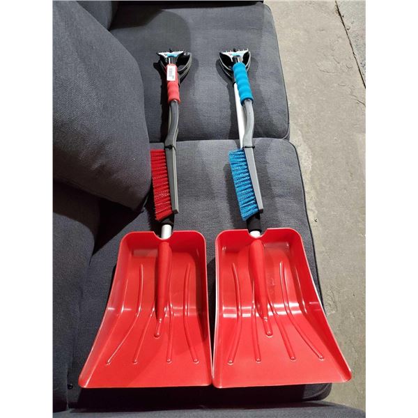 *NEW* Winter Wise Emergency Shovel, Snow Brush and Ice Scraper Set. Lot of 2