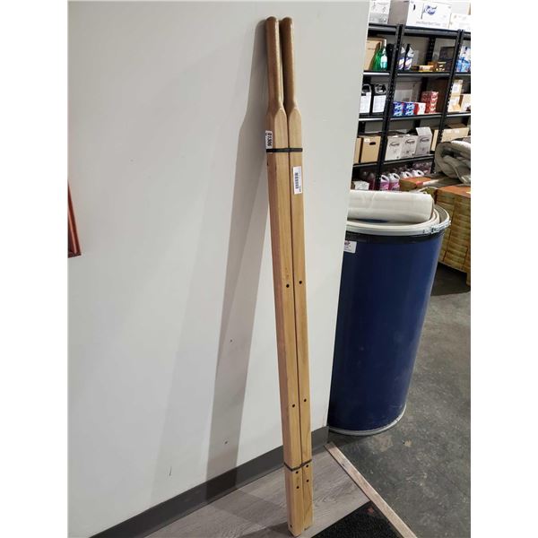 *NEW* Wooden Wheelbarrow Replacment Handles 5' Long