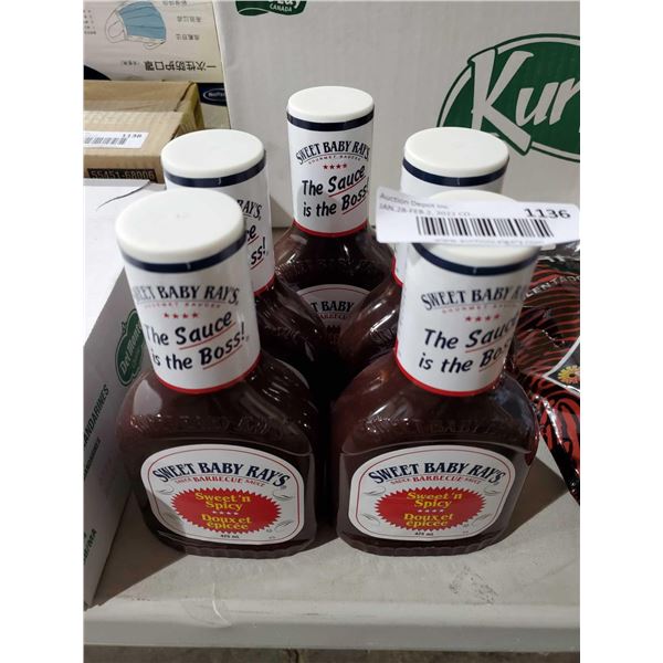 Sweet Baby Ray  Sweet & Spicy BBQ Sauce 5X425ml