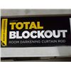 Image 3 : *NEW* Total Blackout Room Darkening Curtain Rods 18-36 inches - Brushed Chrome colored