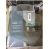 Image 1 : *NEW* Therapedic Weighted Blanket Faux Mink Fut - Grey  48x72" & 16Lbs