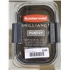 Image 2 : *NEW* Rubbermaid Brilliance Pantry organizing Airtight Storgae Container 3.7L (16 Cup)
