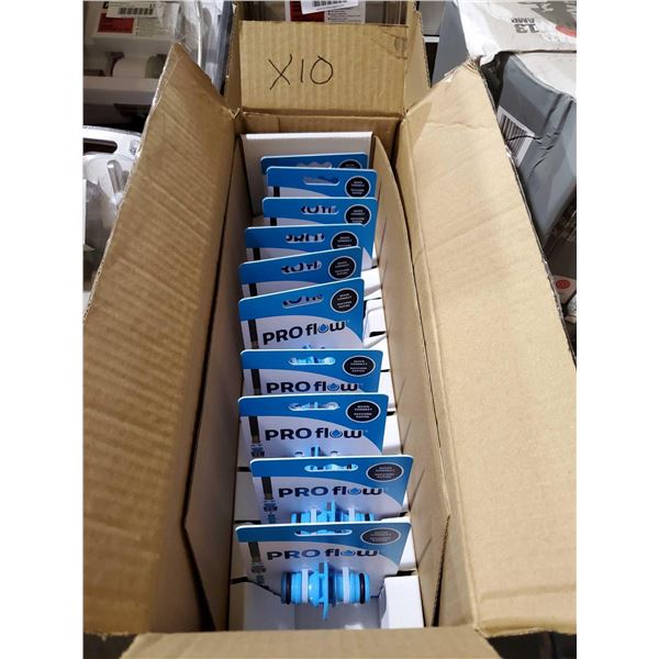 *NEW* PROflow Two Way House Coupling, Quick Connect System  - Lot of 10