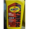 Image 2 : Pennzoil High Mileage SAE 5W-20 Motor Oil - 4x946ml