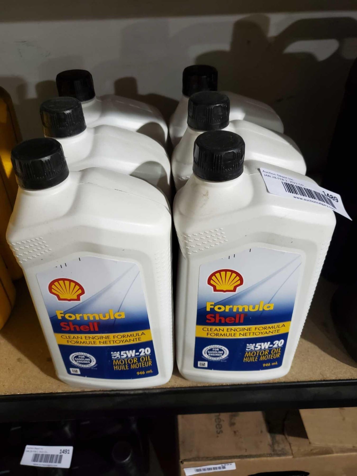 Shell Clean Formula Formula Shell Clean Engine Formula SAE 5W-20 Motor Oil - 6x946ml