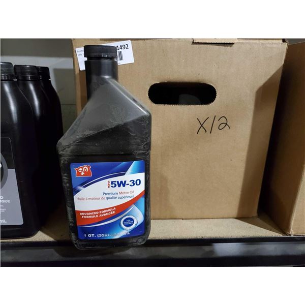 Winks SAE 5-W30 Premium Motor Oil 12X1 Qt