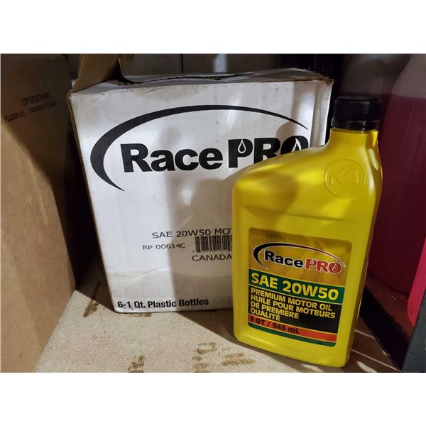 Race Pro SAE 20W50 Premium Motor Oil 6X1 Qt