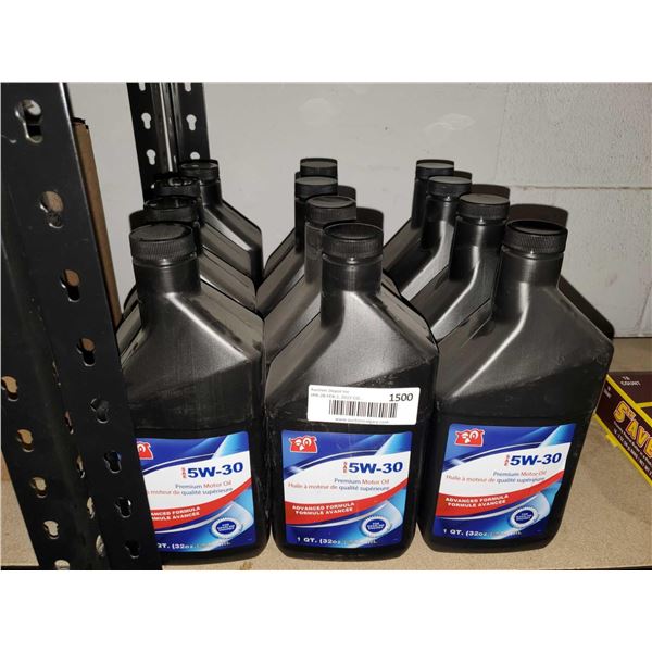 Winks  SAE 5W-30 Premium Motor Oil Advanced Formula 12X1QT