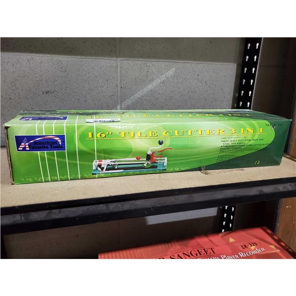 *NEW* American Favorite Tools 16" 3in1 Tile Cutter