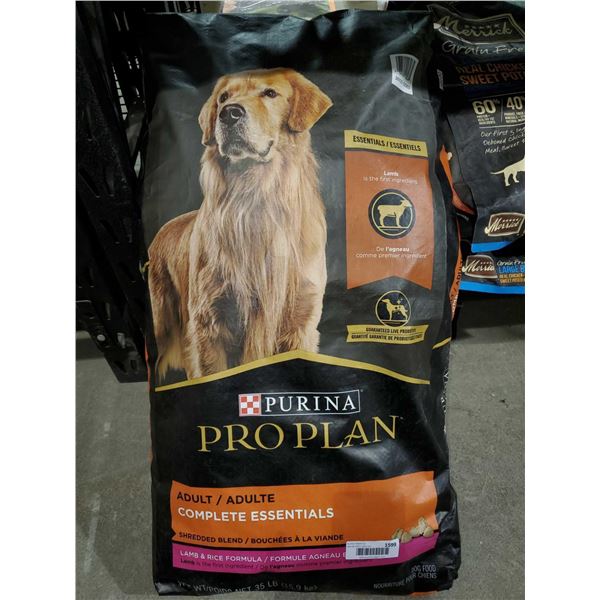 Purina Pro Plan Adult Lamb & Rice Dog Kibble 35Lbs