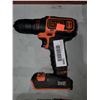 Image 1 : Black & Decker 10mm - 20V Drill - No Battery