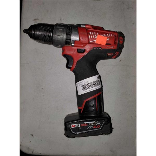 Milwaukee 12V 1/2" Drill/Driver - with Li-Ion Battery