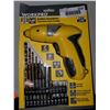 Image 1 : *NEW* Work Pro 25pc 4.8V Rechargable Ni-cd, Cordless Screwdriver with Built in LED light and  Drill 