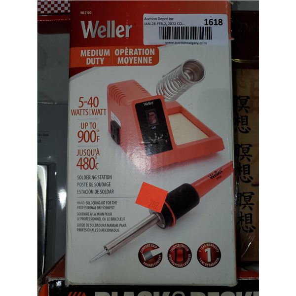 *NEW* Weller Medium Duity 40 W Soldering Station - Includes St3 Iron-Plated Copper Tip, Safety Guard