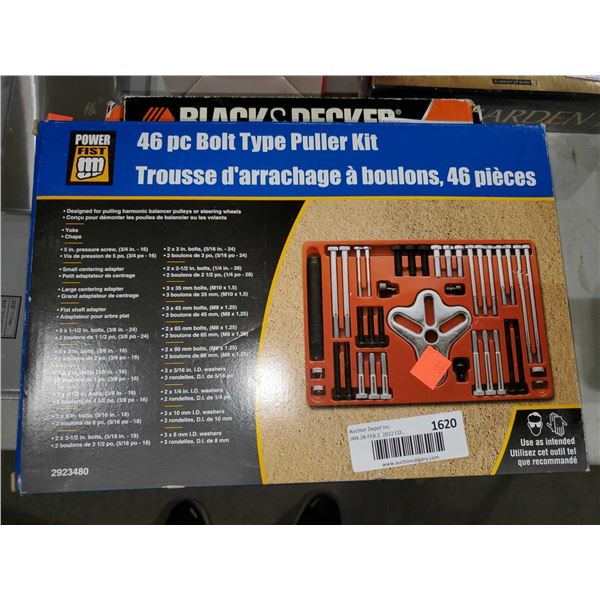 *NEW*  - 46 Piece Bolt Type Puller Kit - All the tools required to remove harmonic balancers, gear p