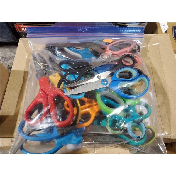 Assorted Lot of Scissors - Large Ziplock full
