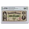 Image 1 : 1862 $5.00 Legal Tender Alexander Hamilton VG-10 PMG (Fr#61A) RARE FIND CIVIL WAR NOTE!