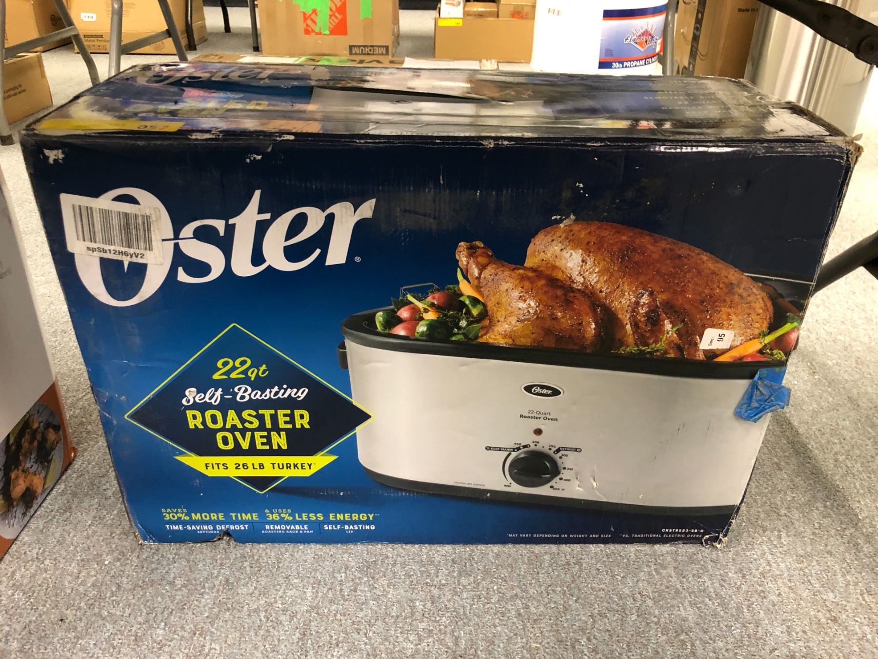 Oster Roaster Oven - 22At - Self Basting Roaster Oven - fits 26lb Turkey