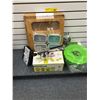 Image 1 : Group of Kitchen Items - Salad Spinner, Mandoline, Storagge Containers & Cutting Board