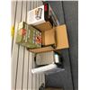 Image 2 : Group of Kitchen Items - Bread Box, Tumblers, Step Waste Can and coffee mugs.