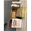 Image 3 : Group of Kitchen Items - Bread Box, Tumblers, Step Waste Can and coffee mugs.