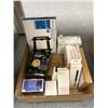 Image 1 : Box lot of computer components and electronics