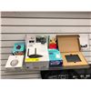Image 1 : Group Lot of Electronics include SD Cards, WIFI Extenders, Wifi Router, Google Nest Thermostat and m