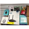 Image 2 : Group Lot of Electronics include SD Cards, WIFI Extenders, Wifi Router, Google Nest Thermostat and m