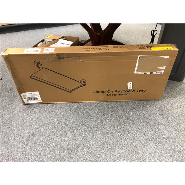 Clamp On Keyboard Tray