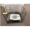Image 1 : Small Pet Crate with Bed