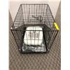 Image 2 : Small Pet Crate with Bed