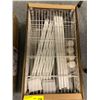Image 2 : 5 Tier Shelving - White Wire on wheels