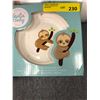 Image 2 : Group Lot of Baby Items - bath seat, Pack N Play topper, dinnerware set and more