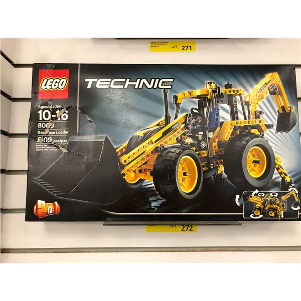 LEGO TECHNIC - Model 8069 - Backhoe Loader - 609 pcs - damage to box but unopened