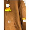 Image 2 : Carhartt Jacket with Hood - Size XL - Brown