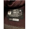Image 2 : Carhartt Woman's Maroon/Brown Jacket with Hood - Size XXL Loose Fit