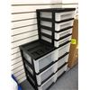 Image 2 : Group Lot of Plastic Storage Drawers - Stackable