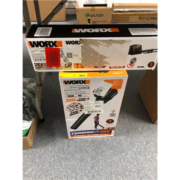 WORX - 20V Blower & WORX Compact Circular Saw