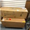 Image 1 : Boxed Christmas Trees - Snow Flocked Premium Spruce