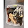 Image 1 : Bin of assorted shoes