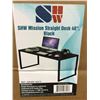 Image 1 : SHW Mission Straight Desk 48in - Black