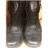 Image 1 : UNDER ARMOUR - Men's Black Leather Boots - Size 9.5 - Movie Set Clothing - Some Wear