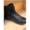 Image 2 : UNDER ARMOUR - Men's Black Leather Boots - Size 9.5 - Movie Set Clothing - Some Wear